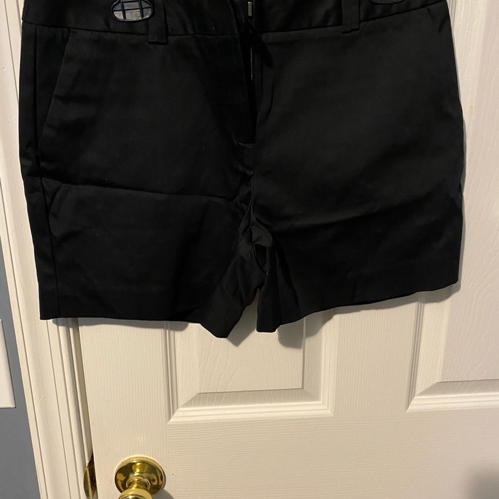 Worthington Black Bermuda Shorts Tailored Formal Style
